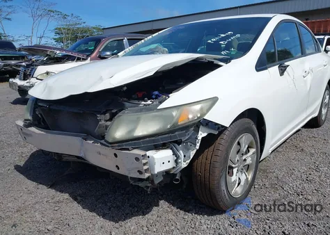 2014 Honda Civic Lx из США, поврежденный, VIN 19XFB2F58EE007747